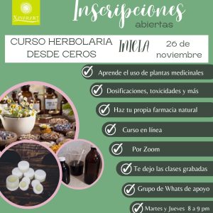 Curso/Taller - Herbolaria desde Cero
